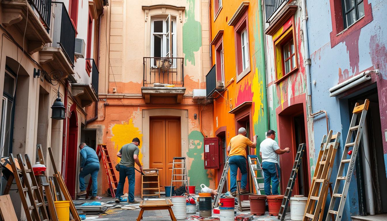 pintura en proyectos residenciales y comerciales en Burgos